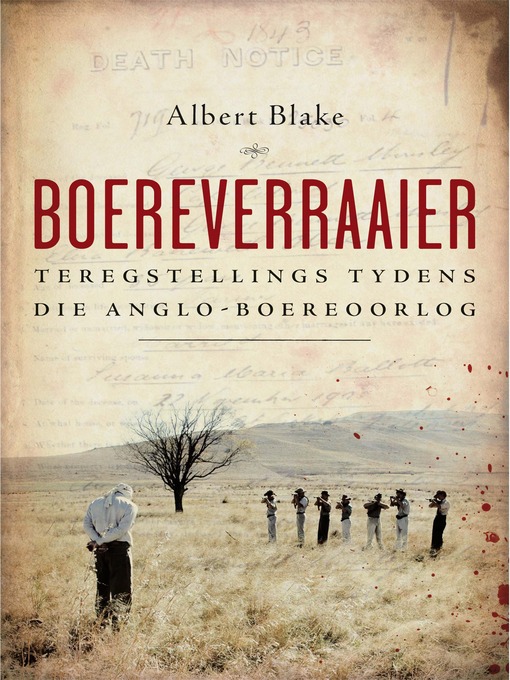 Title details for Boereverraaier by Albert Blake - Wait list